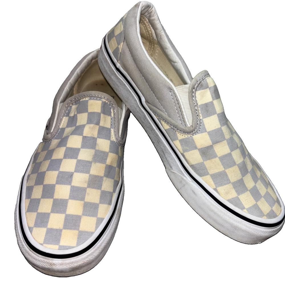 VANS Classic Slip-On Checkerboard Mens Size 5‎ Women's Size 6.5